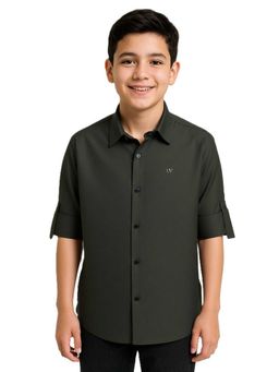 CHARCHIT - Boys Full Sleeves Solid Shirt