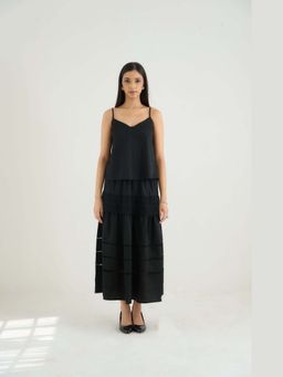 Raas Life - Beauty Black Top With Skirt