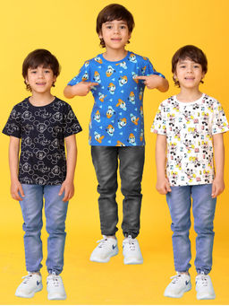 Kuchipoo - Disney By Boys T-Shirts Multi-Color (Pack of 3)