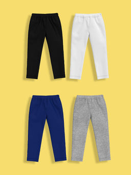 Orange Sugar - Soft Cotton Breathable Leggings Multi-Color (Pack of 4)