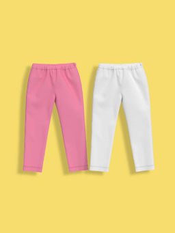 Orange Sugar - Soft Cotton Breathable Leggings Multi-Color (Pack of 2)