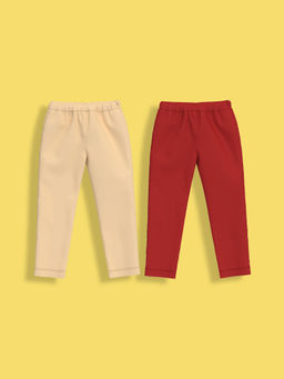 Orange Sugar - Soft Cotton Breathable Leggings Multi-Color (Pack of 2)