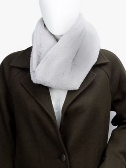 Kazo - Light Luxury Fur Scarf - Beige