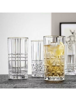 NACHTMANN - Highland Straight Long Cocktail Tumblers (Set Of 4)