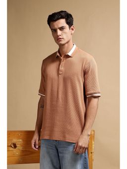 Eszett - Men Perfect Brown Polo T-Shirt