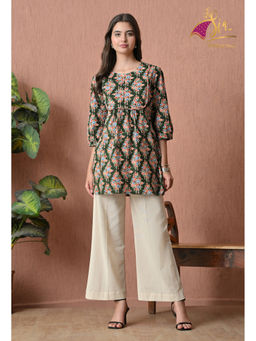 Sia - Ab Pehnegi Duniya - Women's Cotton Printed Green Co-Ord Set