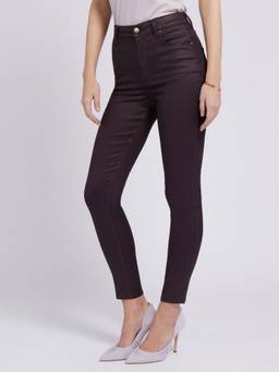 Guess - Women Brown Solid/Plain Cotton Jeans