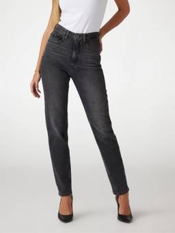 Guess - Women Grey Solid/Plain Cotton Jeans
