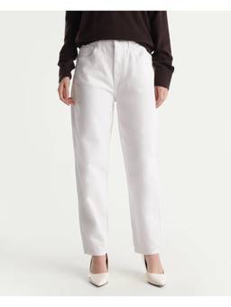 RAREISM - Women White Solid/Plain Cotton Jeans