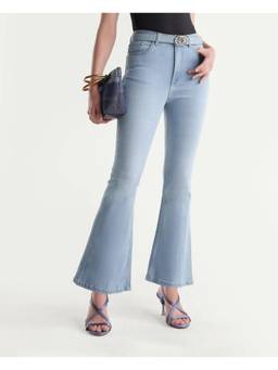 RAREISM - Women Blue Solid/Plain Cotton Blend Jeans
