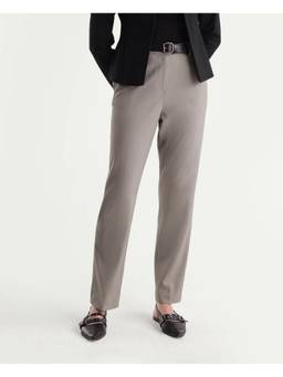 RAREISM - Women Taupe Solid/Plain Polyester Blend Pant