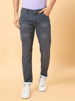 Globus - Men Grey Mid Rise Tapered Fit Jeans
