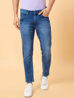 Globus - Men Blue Mid Rise Tapered Fit Jeans