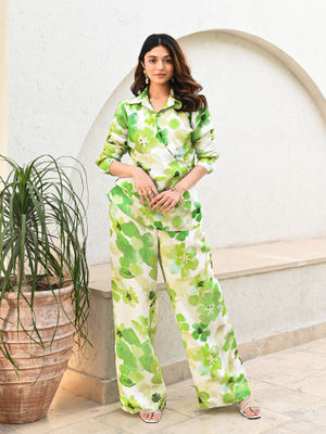 ORDINAREE Verdant Echo Co-Ord (Set of 2)
