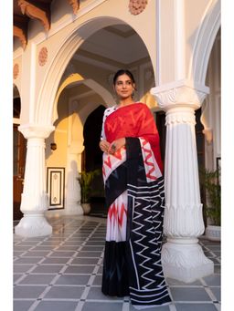 Ragavi - Shadow Currant Cotton Saree