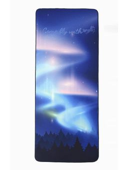 Saral Home - Unicorn Soft Microfiber Anti-Skid Excercise Mat-60X130 Cm-Blue