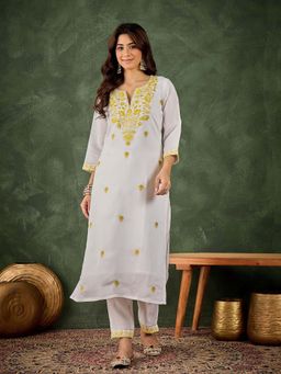VredeVogel - Yellow Women Kurta with Pant