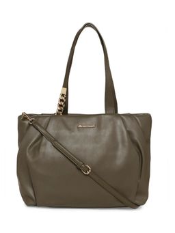 Marina Galanti - Olive Color Soft PU Material Medium Size Shopping Bag - MB0356SG3029