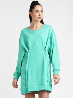adidas Originals - SWEATER DRESS Green Casual Dress (XS-S)