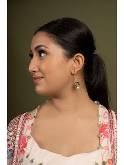 Queens Jewels - Anika Pachi Earrings - Green