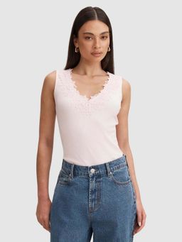 Forever New - Sylvie Lace Trim Tank Top