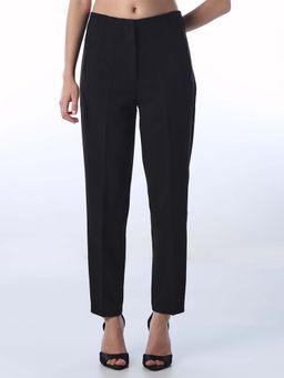 ONLY - Women Solid Regular Fit High-Rise Black Pants