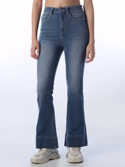 ONLY - Women Solid Slim Fit High-Rise Blue Jeans