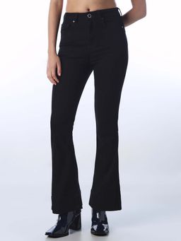 ONLY - Women Solid Slim Fit High-Rise Black Jeans