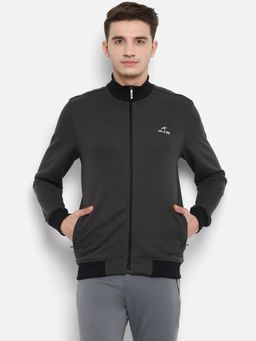 Alcis - Men Black Solid Bomber Jacket