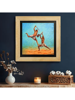 Island Rangoli - Kalaripayattuthe Martial Artform Of Kerala Wall Painting