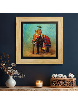 Island Rangoli - Kerala Thrissur Pooram Festival Wall Painting