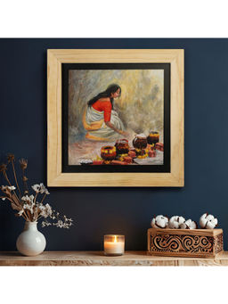 Island Rangoli - Pongal Festival Wall Painting