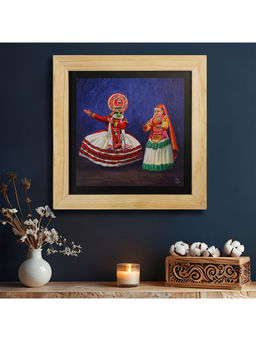 Island Rangoli - Kerala Kathakali Dance Wall Painting
