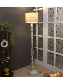 Tu Casa - Beige Natura Vivi Floor Lamp