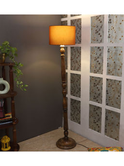 Tu Casa - Brown Natura Jome Floor Lamp