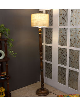 Tu Casa - Cream Natura Jome Floor Lamp