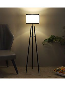 Tu Casa - White & Black Natura Casper Floor Lamp