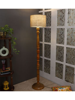 Tu Casa - Beige Romero Floor Lamp