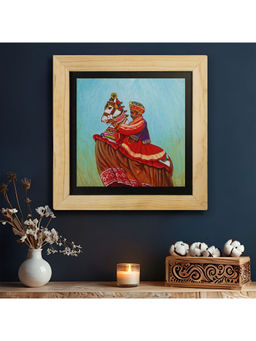 Island Rangoli - Rajasthan Kacchi Ghodhi Dance Wall Painting