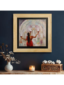 Island Rangoli - Durga Puja Wall Painting