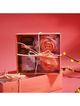 Voncasa - Orange Color Candle Gift