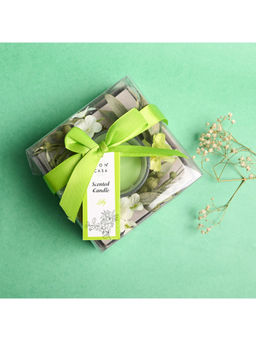 Voncasa - Green Color Wax Scented Candle
