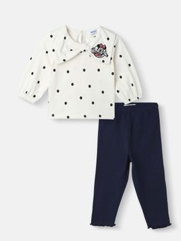 Nautinati - Girls' Disney Polka Dot of Top and Bottoms (Set of 2)