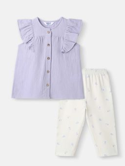 Nautinati - Girls' Sleeveless Top and Pant (Set of 2)