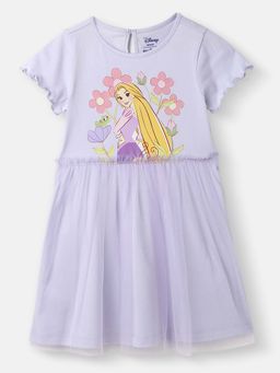 Nautinati - Infants’ Mesh Frock Sticker Dress Knee Length