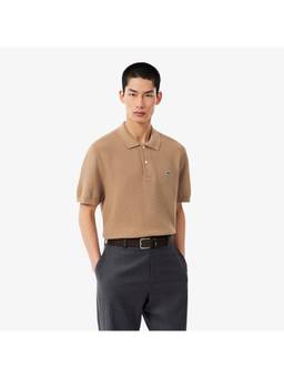 Lacoste - Classic Fit Knitted Brown Sweater