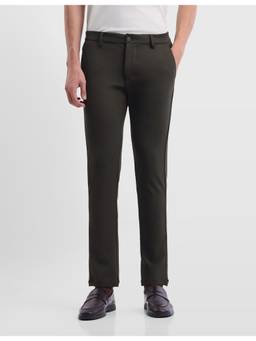 Arrow Sports - Men's Bronson Slim Fit Knitted Green Trousers