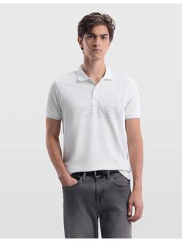 Arrow Sports - Men's Regular Fit White Polo Tshirt