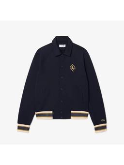 Lacoste - French Made Varsity Badge Blue Jacket