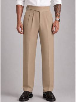 Perch - Gurkha Straight Fit Beige Pant